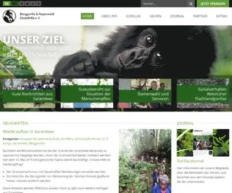 Berggorilla.org(Unser Ziel) Screenshot