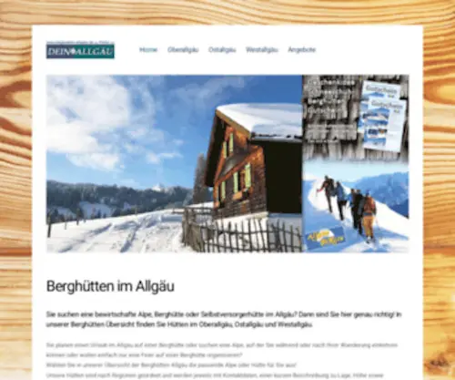 Berghuetten-Allgaeu.de(DEIN✿ALLGÄU) Screenshot