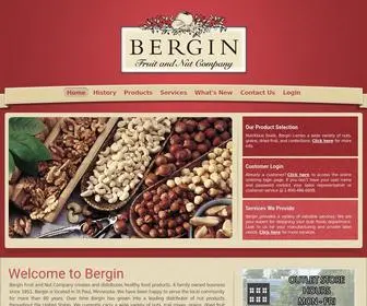 Bergin.com(Bergin Fruit and Nut Company Inc) Screenshot