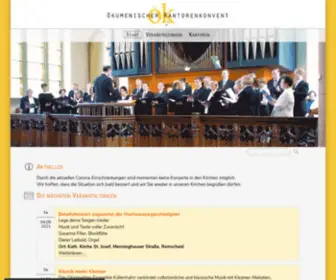 Bergische-Kirchenmusik.de(Bergische Kirchenmusik) Screenshot