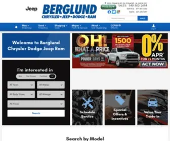 Berglundchryslerjeep.net Screenshot