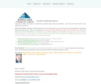 Berglundfinancial.com(Berglund Financial Group) Screenshot