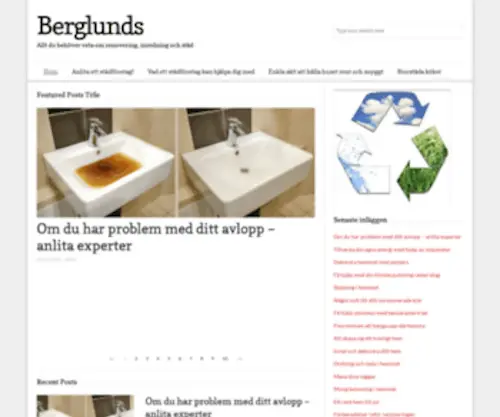 Berglunds.nu(Berglunds Städ) Screenshot