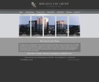 Bergman-Law.com(Bergman Law) Screenshot