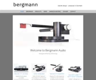 Bergmannaudio.com Screenshot
