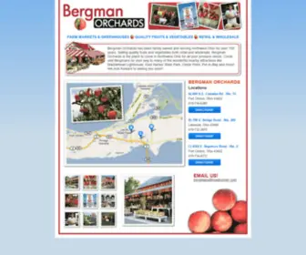 Bergmanorchards.com(Bergman Orchards) Screenshot