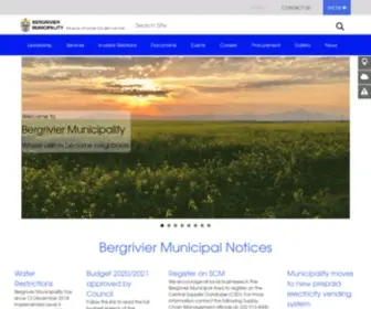 Bergmun.org.za(Bergrivier Municipality) Screenshot