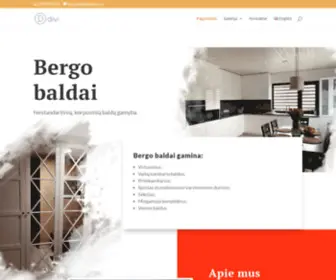 Bergobaldai.lt(Bergo Baldai) Screenshot