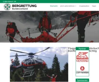 Bergrettung.at(Der Österreichische Bergrettungsdienst) Screenshot