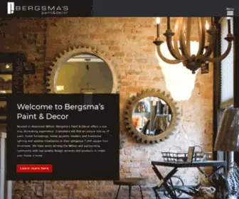 Bergsmaspaint.com(Bergma's Paint & Decor) Screenshot