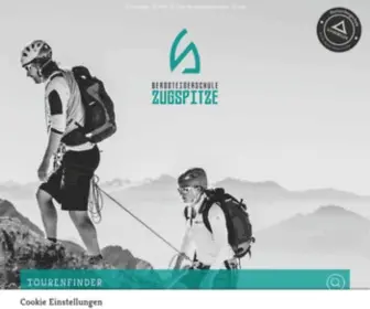 Bergsteigerschule-Zugspitze.de(Bergsteigerschule Zugspitze) Screenshot