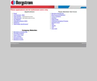 Bergstrominc.net(Bergstrom Tools) Screenshot