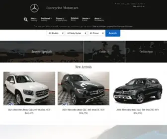 Bergstrommercedesbenz.com(Enterprise Motorcars) Screenshot