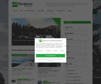 Bergtour-Online.de(Bergtouren, Bergwanderungen, Ski) Screenshot