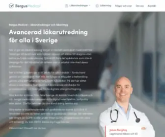 Bergusmedical.se(Bergus Medical) Screenshot