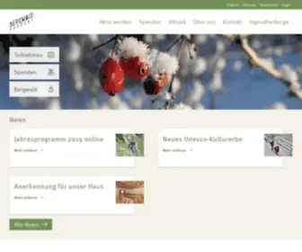 Bergwaldprojekt.ch(Freiwilligenarbeit im Bergwald) Screenshot