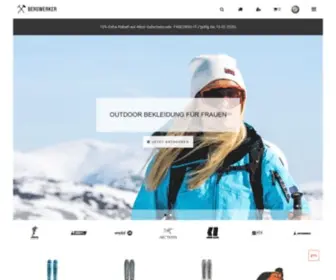 Bergwerker.de(Onlineshop für Outdoor) Screenshot