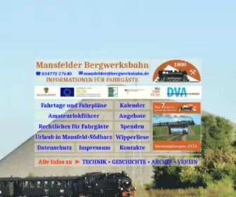 Bergwerksbahn.de(Bergwerksbahn) Screenshot