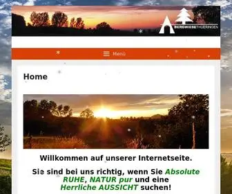 Bergwiese-Thueringen.de(Thüringen) Screenshot