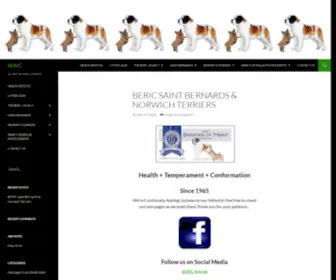 Beric.net(An AKC Breeder of Merit) Screenshot