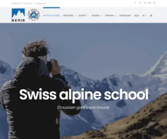 Berie.ch(Berie Swiss alpine school) Screenshot