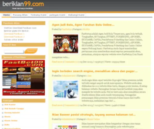 Beriklan99.com(Iklan Baris Gratis Tanpa Daftar) Screenshot
