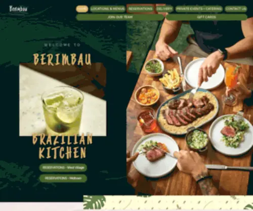 Berimbaunyc.com(Berimbau Restaurant) Screenshot