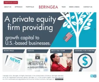 Beringea.com(We help entrepreneurs reach new markets) Screenshot
