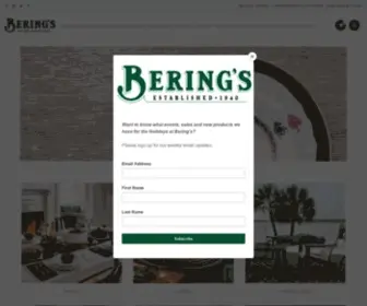 Berings.com(Bering's) Screenshot