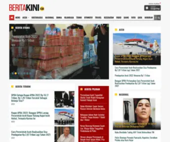 Beritakini.co Screenshot