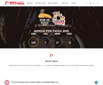 Beritapapua.id(Berita Papua Kabar Harian Terkini Dari Tanah Papua) Screenshot