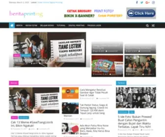 Beritaprinting.com(Informasi Digital Printing Indonesia) Screenshot