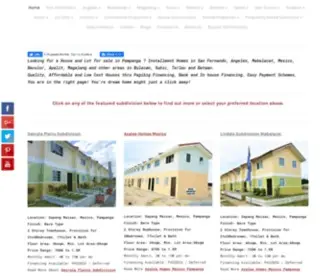 Berjarealty.com(Cheap Quality Affordable House and Lot for Sale Pampanga) Screenshot