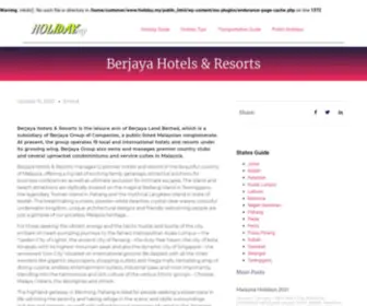 Berjayaresorts.com.my(Berjaya Hotels & Resorts) Screenshot