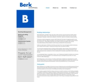 Berk.co.za(Berk enterprises) Screenshot