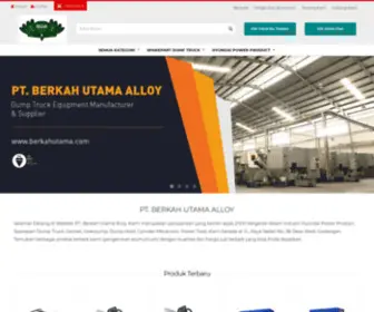 Berkahutama.com(PT. Berkah Utama Alloy) Screenshot