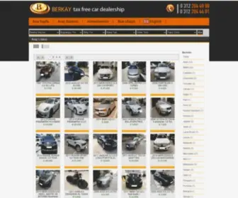 Berkay.com.tr(Diplomatic Car Sale) Screenshot