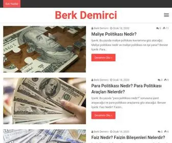 Berkdemirci.com(Isel Blog) Screenshot