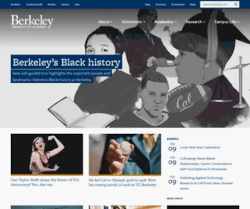 Berkeley.edu Screenshot