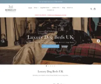 Berkeleydogbeds.co.uk(Berkeley Dog Beds Limited) Screenshot