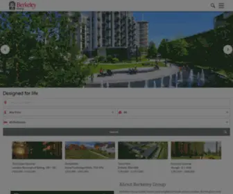 Berkeleygroup.co.uk(New Homes & Property Developers) Screenshot