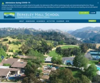 Berkeleyhall.org(Berkeley Hall School) Screenshot