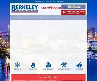 Berkeleyheating.com(Air Conditioning Repair) Screenshot