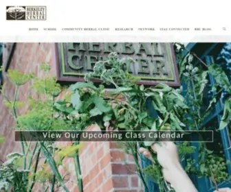 Berkeleyherbalcenter.org(The Berkeley Herbal Center) Screenshot