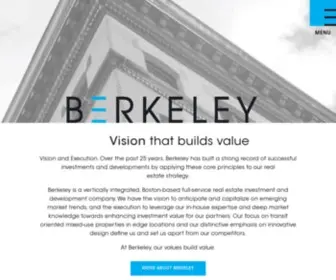 Berkeleyinvestments.com(Full Service Real Estate Company) Screenshot