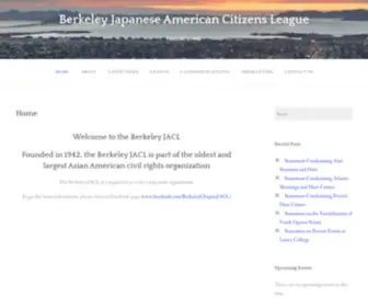 Berkeleyjacl.org(Japanese American Citizens League) Screenshot