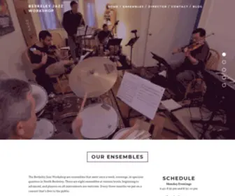 Berkeleyjazz.com(Berkeley Jazz Workshop) Screenshot