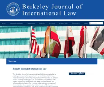 Berkeleyjournalofinternationallaw.com(Law Journal) Screenshot