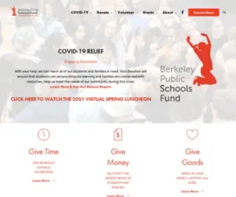 Berkeleypublicschoolsfund.org(Berkeley Public Schools Fund) Screenshot