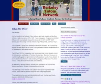 Berkeleytutors.net(What We Offer) Screenshot